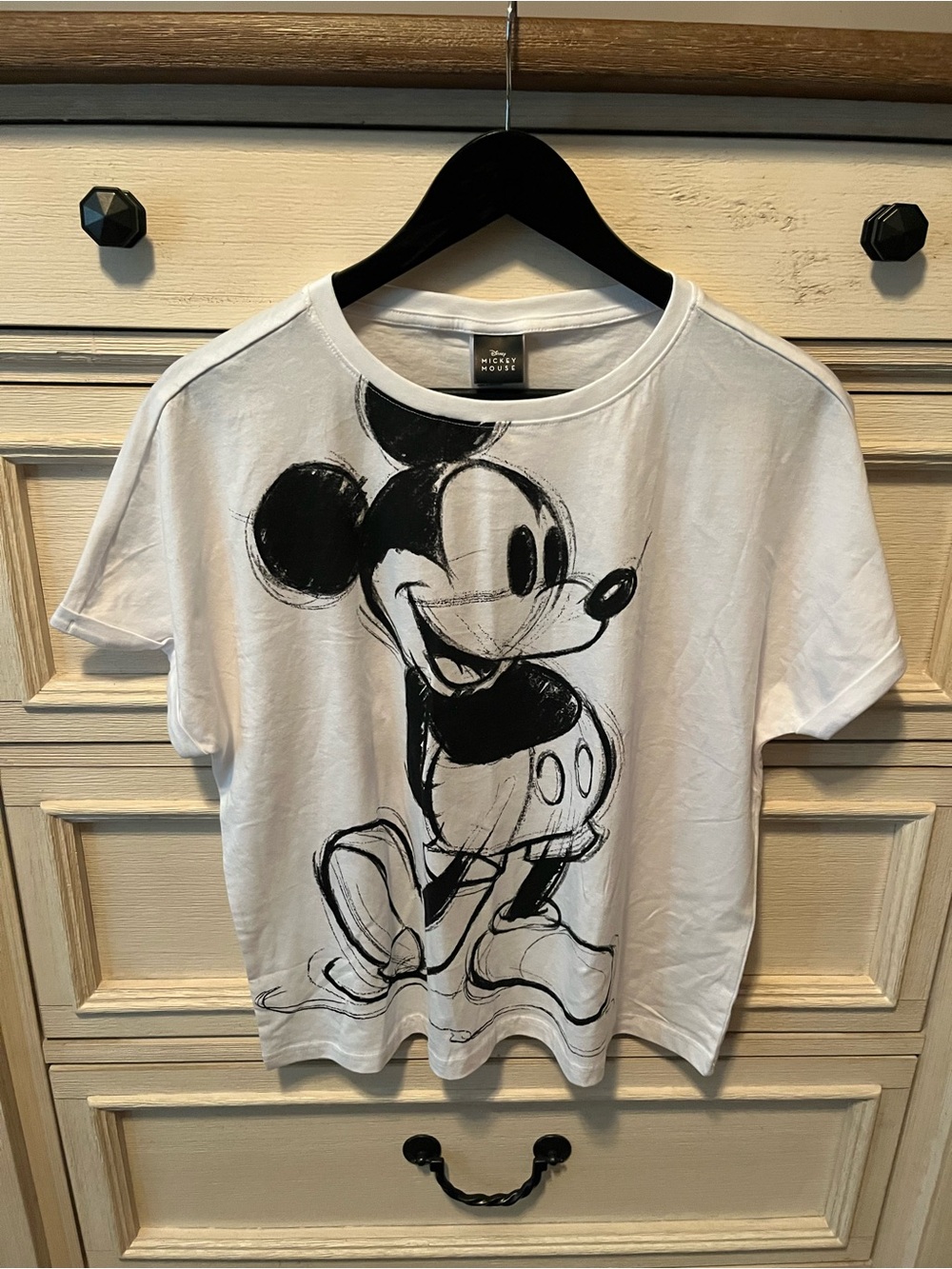 Disney Women’s White Mickey Mouse Graphic Tee